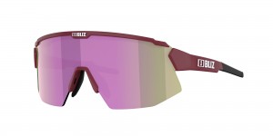Bliz Breeze Small Solglasögon Vinröda Bruna Rosa | GNTVSZX-40
