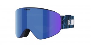 Bliz Flow Ski Goggles Blå Bruna Blå | ONBEXWM-43