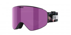 Bliz Flow Ski Goggles Svarta Bruna Rosa | OMFTSXZ-82