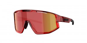 Bliz Fusion Solglasögon Transparent Röda Bruna Röda | OCLXGTI-93
