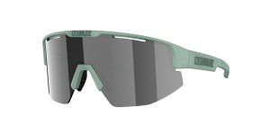 Bliz Matrix Small Solglasögon Gröna Silver | MHNJDAP-95
